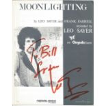 Leo Sayer signed Moonlighting music score. Signed on front cover. English-Australian singer-