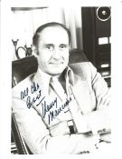 Henry Mancini signed 10 x 8 inch black and white photo. April 16, 1924 - June 14, 1994 was an