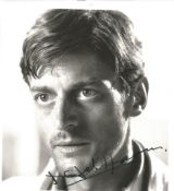 Nigel Havers signed 4x4 black and white photo. English actor, presenter and raconteur. His film