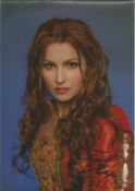 Anna Netrebko signed 12x8 colour photo. Netrebko is a Russian operatic soprano who has an active