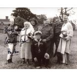 Dads Army 8x10 comedy photo signed by actor Ian Lavender who played Private Pike in the series. Good