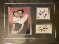 Breakfast at Tiffany's display, the autographs of Patricia Neal and George Peppard set alongside a
