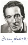 Desmond Walter-Ellis signed 3. 25 x 5. 5 inch b/w photo. Good condition. All autographs come with