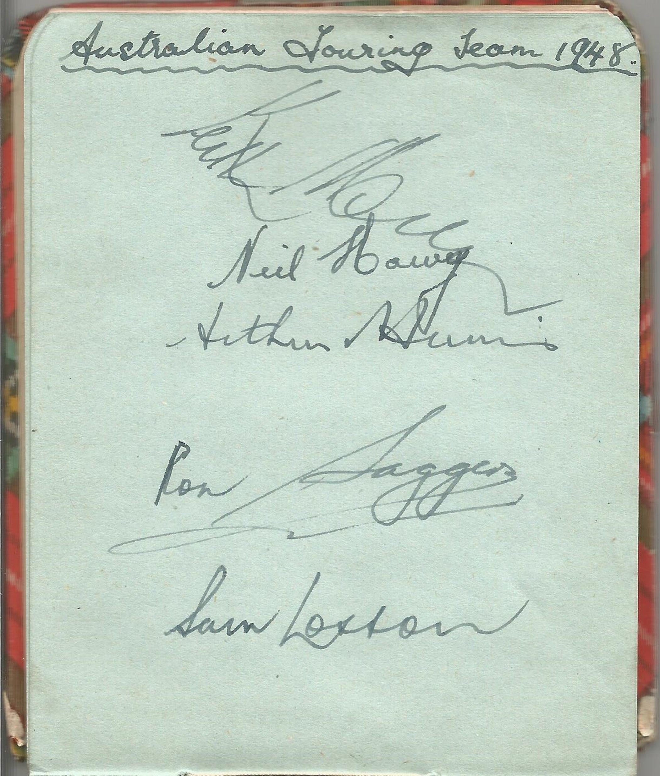 An Autograph book signed by different top sport personnel from Rugby to Swimming to Cricket, some - Image 5 of 6