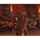 Star Wars. Nice 8x10 photo signed by Star Wars actor Richard Stride (Poggle). Good condition. All