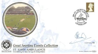 Ian Botham signed Great Sporting Events Collection ST John Ambulance Official FDC PM 1999 ICC