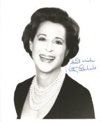 Kitty Carlisle signed 10 x 8 inch colour photo. Carlisle was an American actress, singer, and