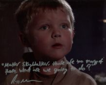 Star Wars 8x10 photo from Revenge of the Sith signed by actor Ross Beadman, complete with quote from