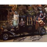 The Munsters, 8x10 photo signed by Butch Patrick (Eddie Munster) and Pat Priest (Marilyn Munster).