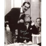 Fawlty Towers 8x10 comedy scene photo signed by actor Bernard Cribbins. Good condition. All