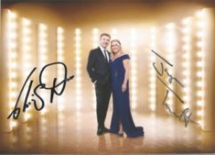 Torvill and Dean signed7x5 picture of the legendary Olympians. Good condition. All autographs come