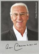 Franz Beckenbauer signed 6x4 colour promo photo. Franz Anton Beckenbauer,. born 11 September 1945 is