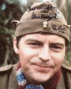 Dads Army 8x10 comedy photo signed by actor Ian Lavender who played Private Pike in the series. Good