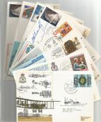 RAF Flown cover collection. 25 covers many signed by the pilots who flew them. Lots of Aircraft,