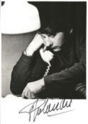 Roman Polanski signed 7x5 black and white photo. Polish-French film director, producer,