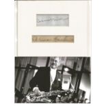 Coleman Hawkins signature piece with black and white photo. Good condition. All autographs come with