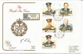 George Cross winner G Riley GC signed 1986 RAF FDC with Bristol CDS postmark. Good condition. All