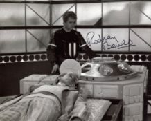 Doctor Who 8x10 scene photo signed by the late actor Rodney Bewes. Good condition. All autographs