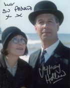 Comedy 8x10 photo from Oh Doctor Beeching, signed by Su Pollard and Jeffrey Holland. Good condition.