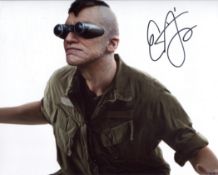 X-Men movie actor Evan Jonigkeit signed 8x10 photo as Toad. Good condition. All autographs come with