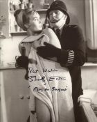 Shirley Eaton signed 8x10 photo from Carry On Sergeant. Good condition. All autographs come with a