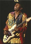 Bernard Allison signed 11x8 colour photo. Allison born November 26, 1965 is an American blues