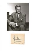 John Loder 12x8 signature piece includes signed album page and black and white photo. John Loder