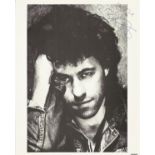 Bob Geldof signed 10 x 8 inch black and white photo. Geldof is an Irish singer songwriter, actor and