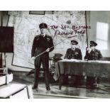 The Dambusters 8x10 movie scene photo signed by the late Richard Todd. Good condition. All