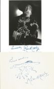 Ron Moody signed 6x4 black and white photo and doodle. Good condition. All autographs come with a