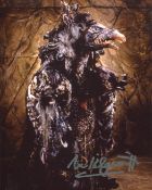 The Dark Crystal, 8x10 movie photo signed by actor Michael Kilgarriff. Good condition. All