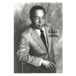 Alex Haley signed 7x5 black and white photo. August 11, 1921 - February 10, 1992 was an American