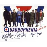 Quadrophenia 8x10 A Way of Life logo photo signed by actors Leslie Ash, Toyah Willcox and Garry