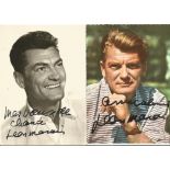 Jean Marais signed photo collection. 2 in total. 11 December 1913 - 8 November 1998 , known