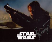 Star Wars 8x10 photo from Return of the Jedi, signed by actress Gloria Garcia. Good condition. All