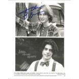 Austin O'Brien and Aaron Metchik signed 10 x 8 inch black and white photo from Baby Sitters Club.