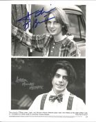 Austin O'Brien and Aaron Metchik signed 10 x 8 inch black and white photo from Baby Sitters Club.