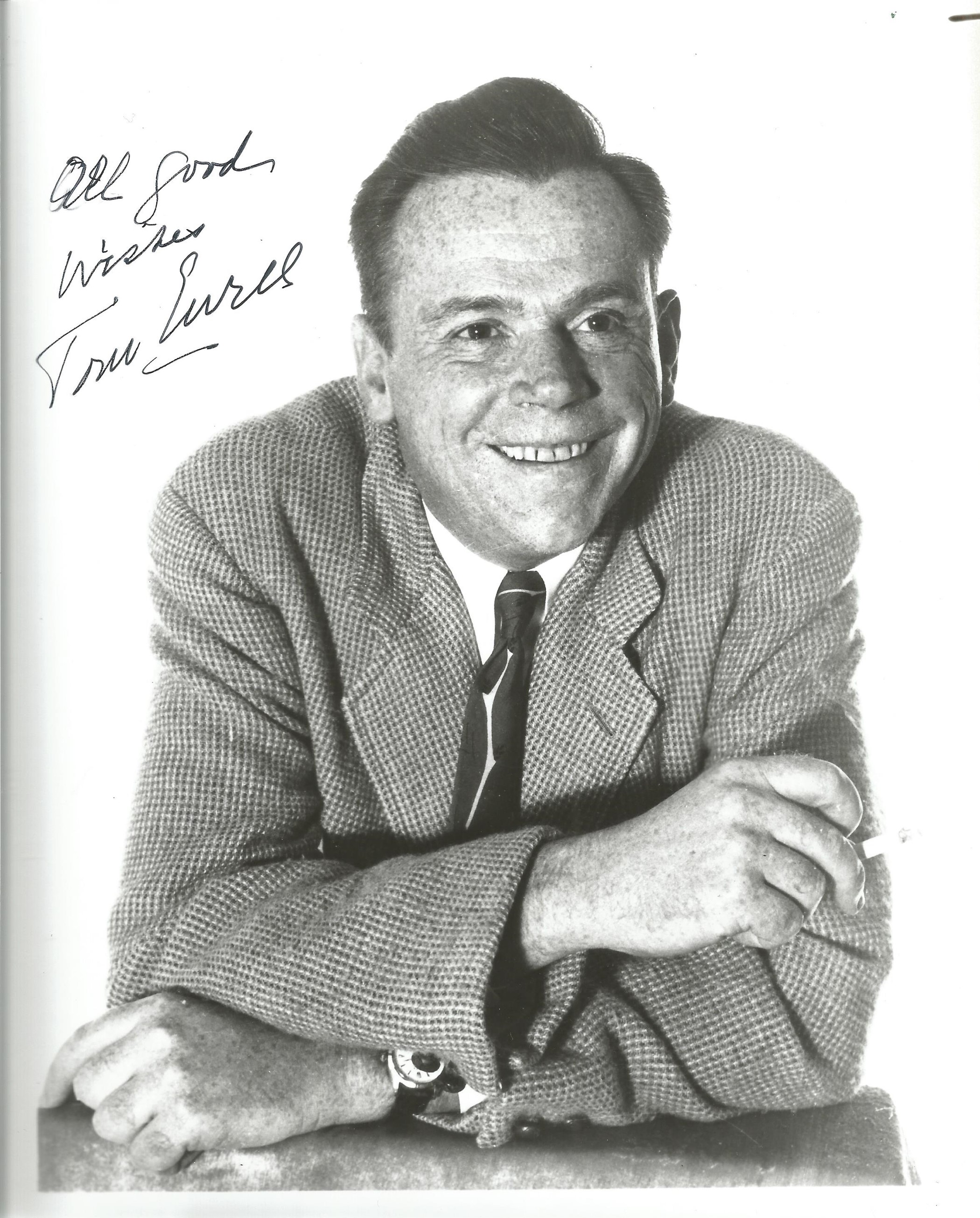 Tom Ewell signed 10 x 8 inch black and white photo. Ewell was an American film, stage and television