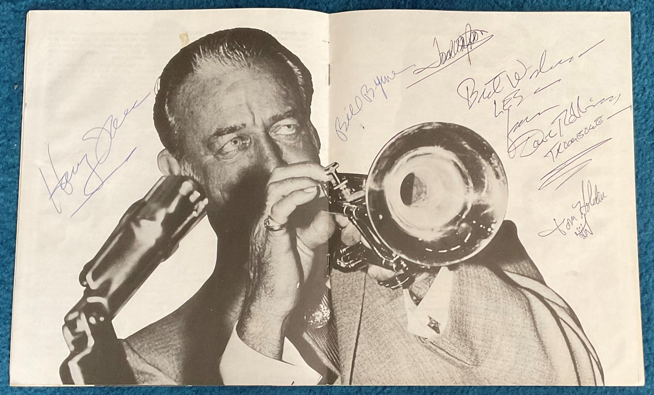 Multi-signed Harry James souvenir programme. Signed inside by 6. Signatures include Harry James, - Image 3 of 4