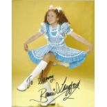 Bonnie Langford signed 10 x 8 inch colour photo. Dedicated. English actress, dancer and singer.