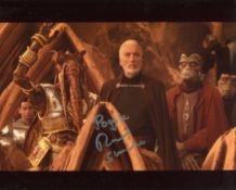Star Wars. Nice 8x10 photo signed by Star Wars actor Richard Stride (Poggle). Good condition. All