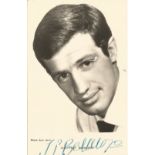 Jean-Paul Belmondo signed 6x4 black and white photo. 9 April 1933 - 6 September 2021 was a French