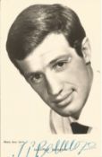 Jean-Paul Belmondo signed 6x4 black and white photo. 9 April 1933 - 6 September 2021 was a French