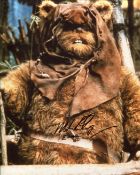 Star Wars Ewok Michael Henbury signed 8x10 photo. Good condition. All autographs come with a