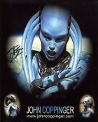 The Fifth Element 8x10 movie photo signed by special effects sculptor & puppeteer John Coppinger.