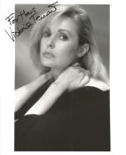 Victoria Tennant signed and dedicated 10 x 8 inch black and white photo. Tennant is an English