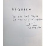 Horst Faas signed hardback book titled Requiem by the photographers who died in Vietnam and