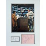 Ronnie Corbett and Ronnie Barker 16x12 overall matted signature piece includes two signed album