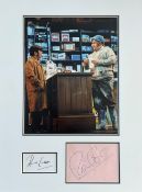 Ronnie Corbett and Ronnie Barker 16x12 overall matted signature piece includes two signed album
