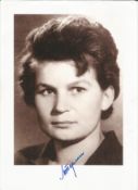 Valentina Tereshkova signed 12x8 black and white photo. Valentina Vladimirovna Tereshkova (born 6